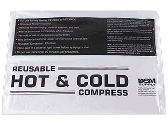 10 in. x 15 in. Reusable Hot and Cold Compress (12 count case @ $2.99/pack)