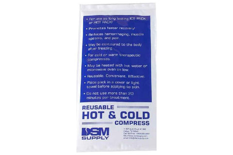 6 in. x 12 in. Reusable Hot and Cold Compress (24 count case @ $1.49/pack)
